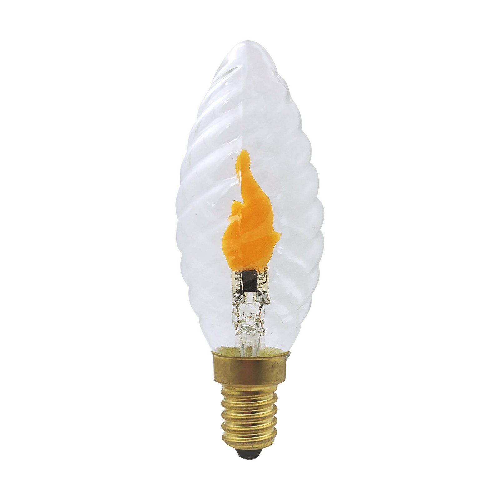 Segula LED Fire Flame Line E14 0,2 W sviečka Twisted 1800 K dekoratívna