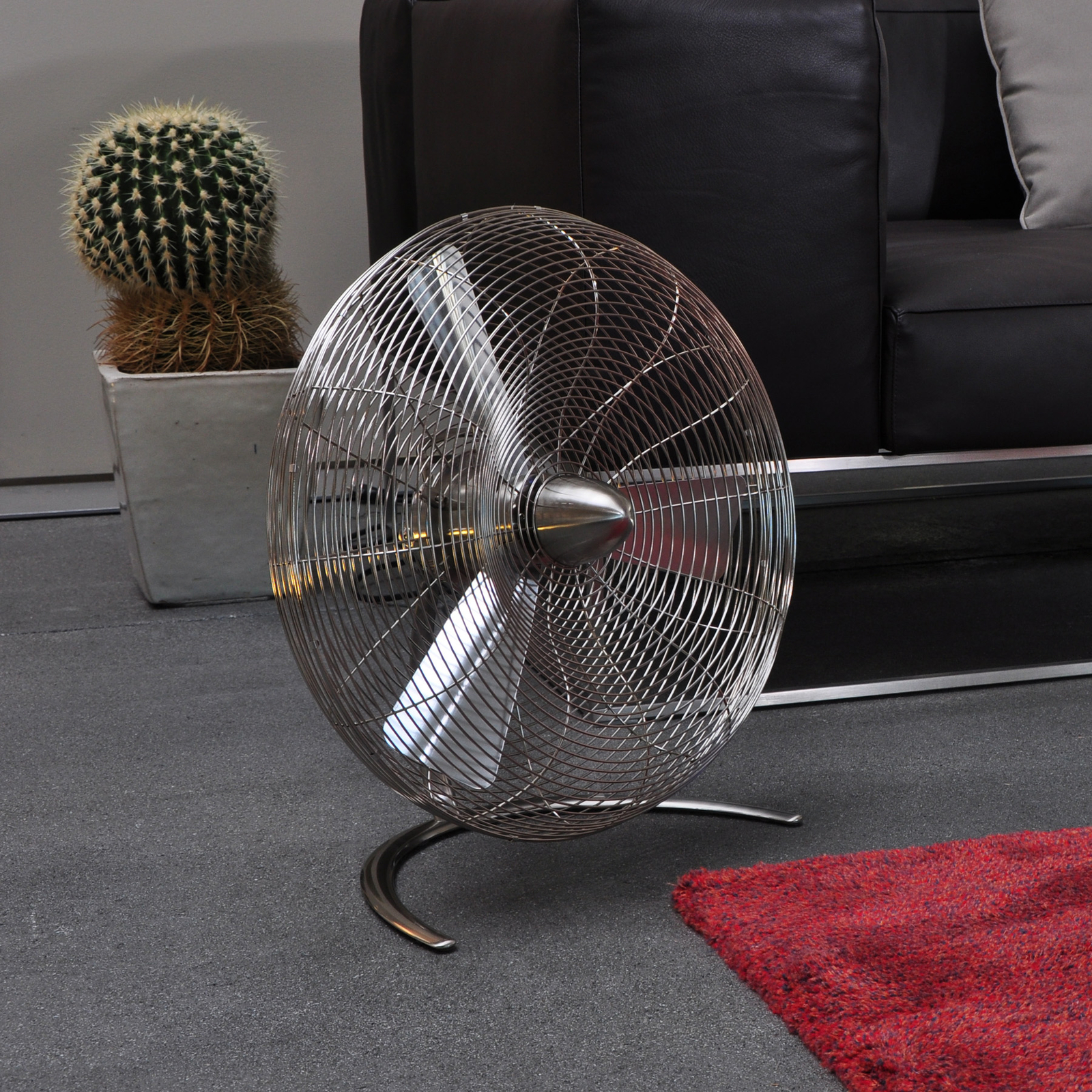 Tischventilator Charly, silber