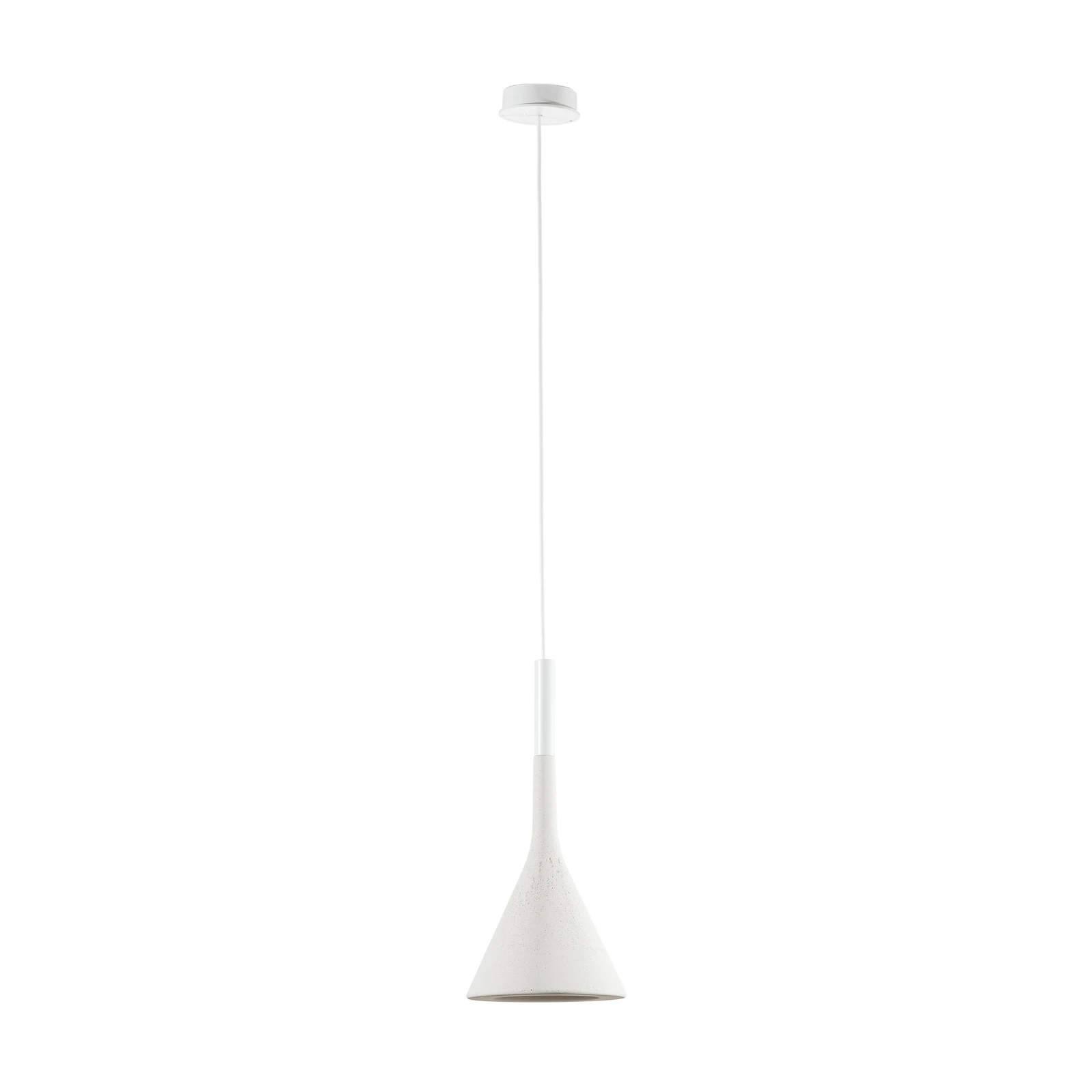 Foscarini Aplomb suspension GU10 en béton blanche