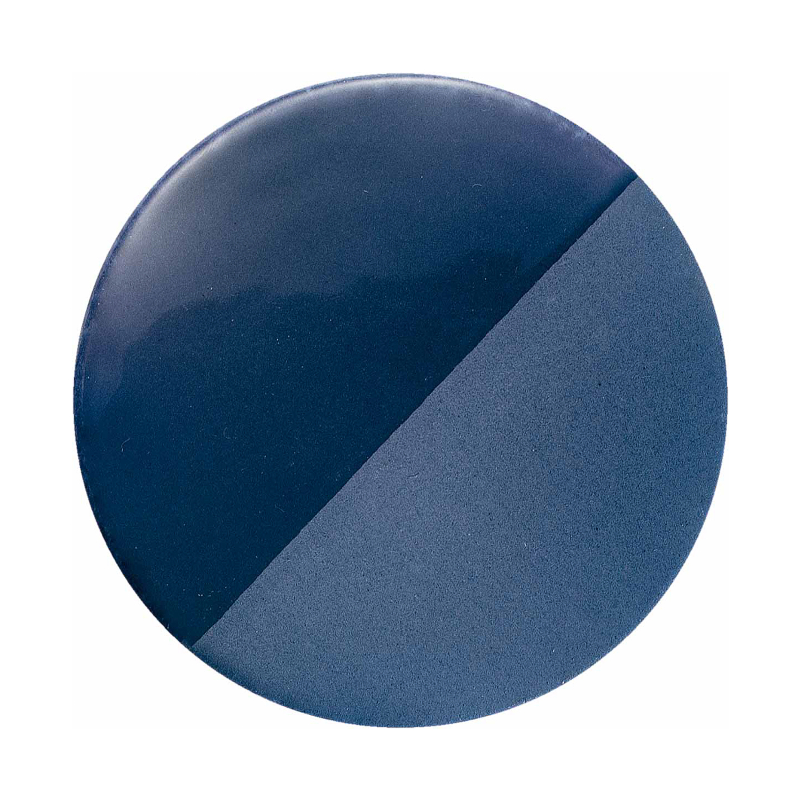 Obesek Caxixi iz keramike, modre barve