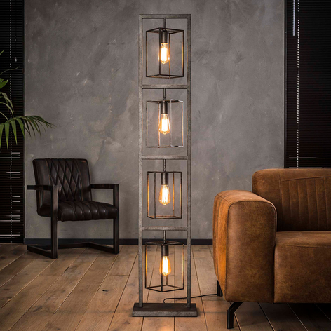 Stehleuchte Perpendillumina, vierflammig