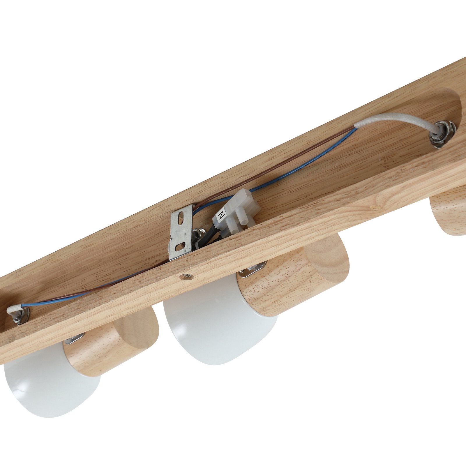 Thorin 3 Plafonnier Wood/White - Lindby