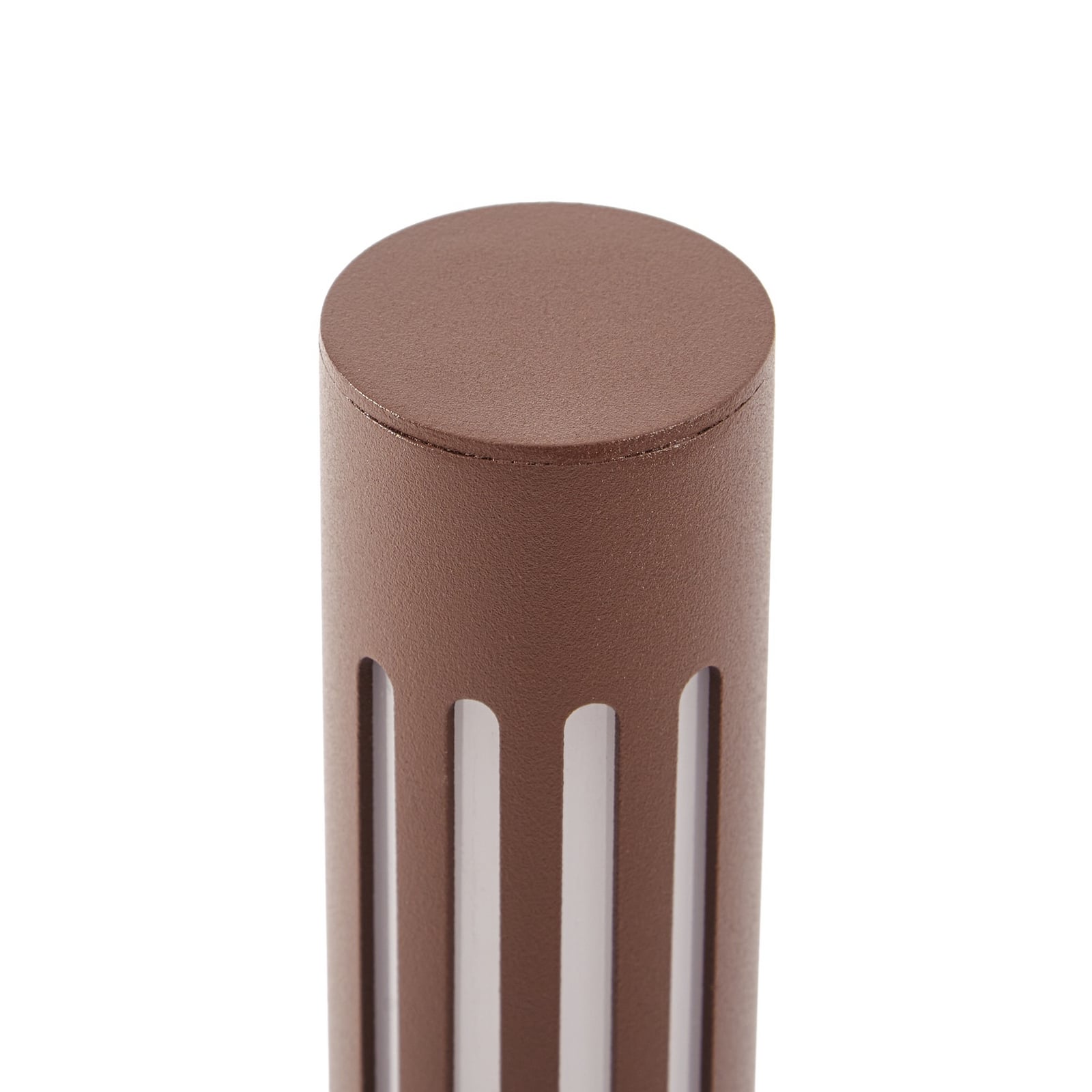 Lindby LED-väglampa Fjorya, höjd 60 cm, brun, IP65 Lindby LED-väglampa Fjorya, höjd 60 cm, brun, IP65