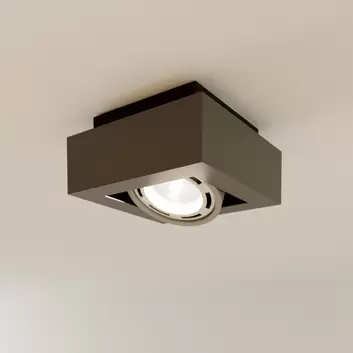 Mabel downlight, round, dark grey | Lights.co.uk