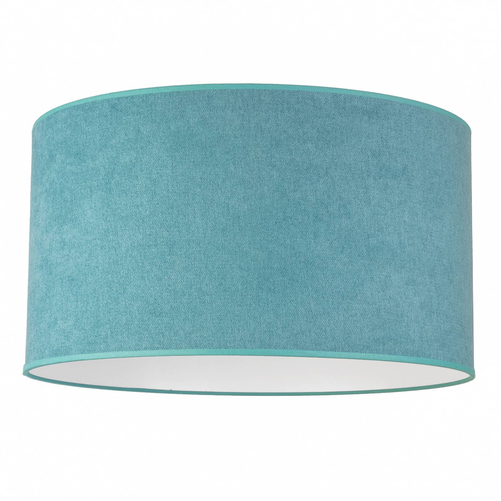 Euluna Pastell Roller ceiling lamp Ø 60 cm turquoise, for Living / Dining Room, fabric, E27, 40 W, H: 30 cm