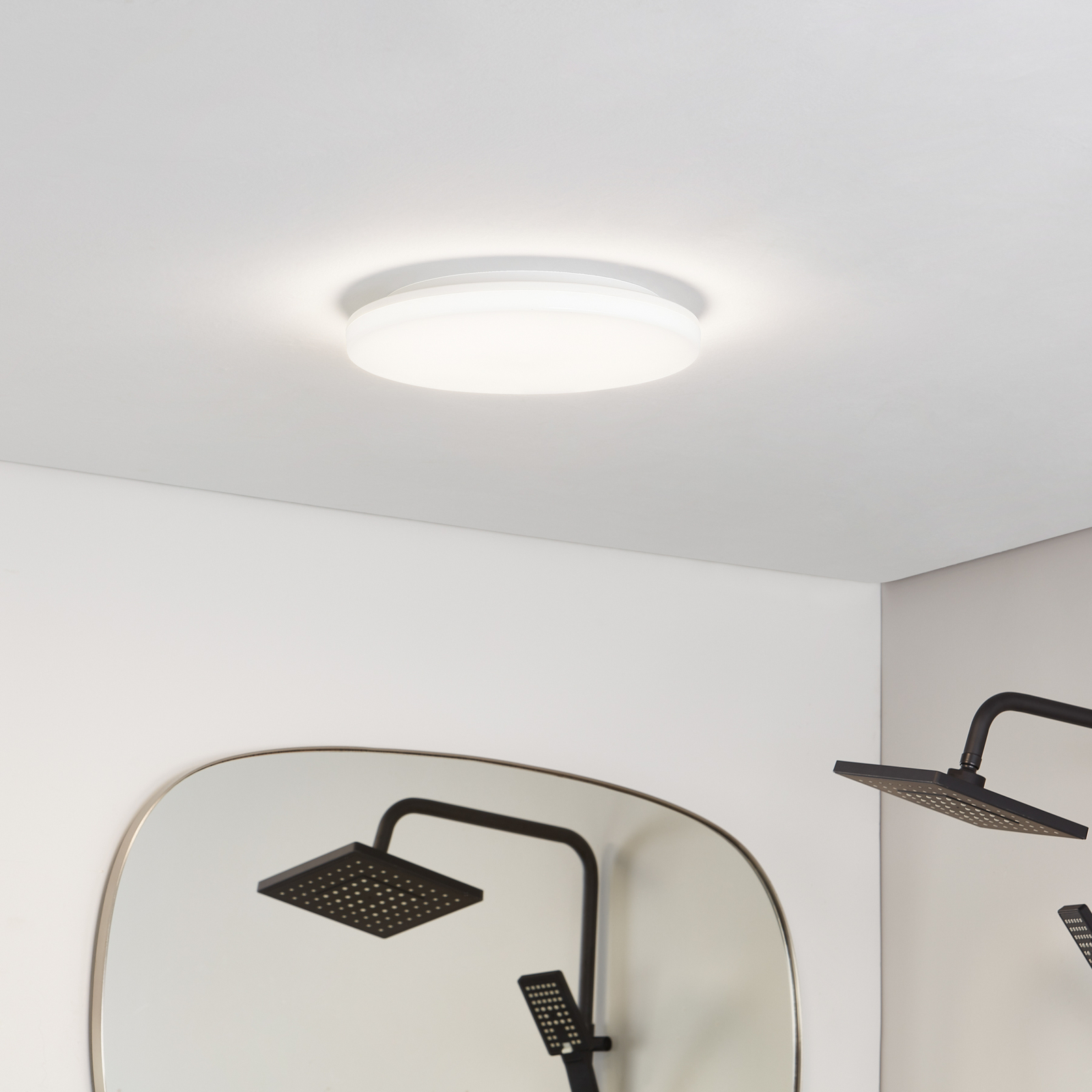 Prios Artin LED ceiling lamp, round, 33 cm