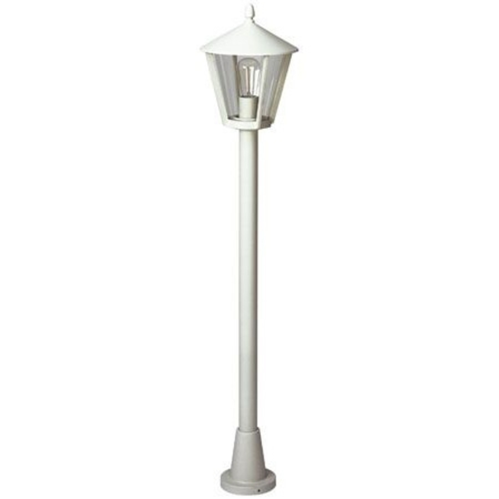 Lampione stile rustico 677, bianco