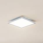 Lindby LED paneel Enja, wit, aluminium, 39,5 cm x 39,5 cm