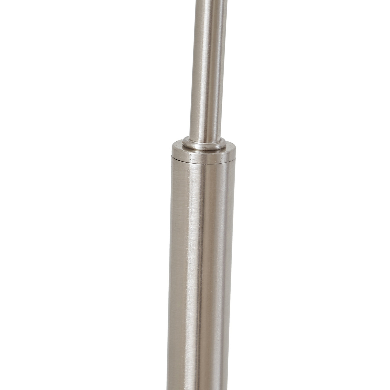 Lindby Bogenleuchte Hernando, nickel, Stahl, Höhe 188 cm