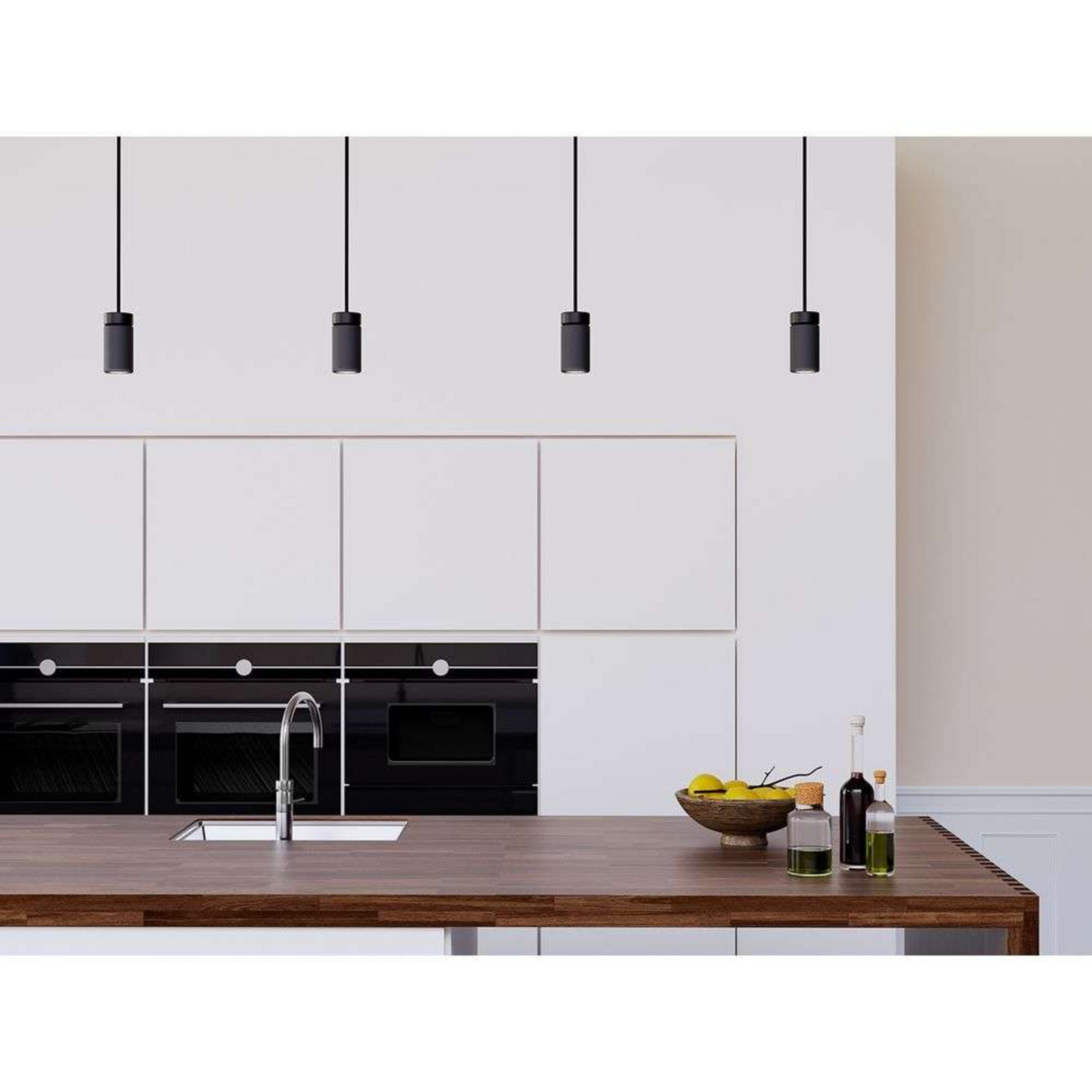 Holder Taklampa Black Herstal - Vardagsrum - Metall | Produkter - Taklampor | Lampspecialisterna