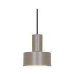 Hanglamp Matis, lichtbruin, Ø 13 cm, metaal
