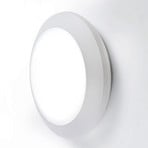 Berta LED outdoor wall light Ø27.5cm white 11W CCT