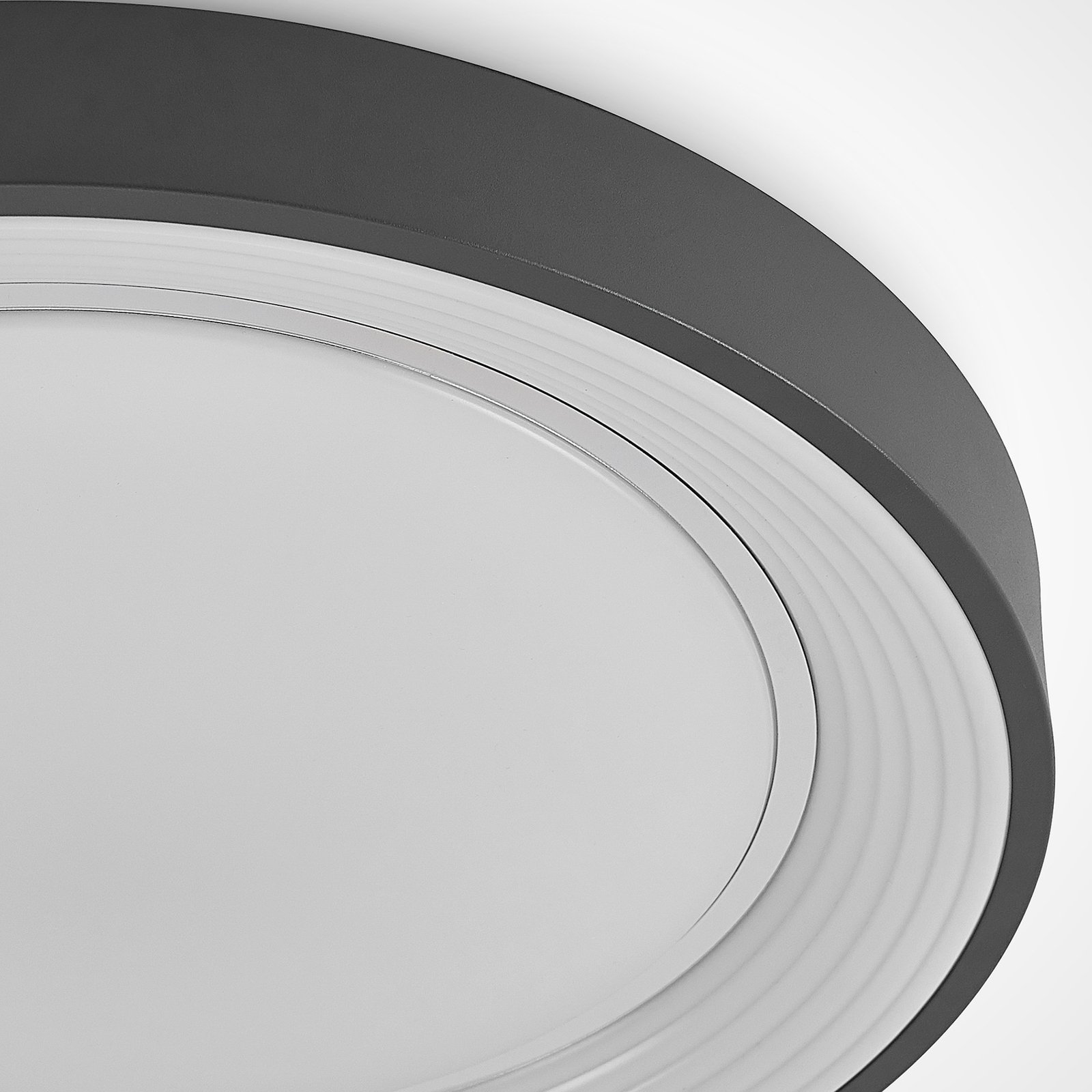 Lindum Taklampe White/Dark Grey - Lindby