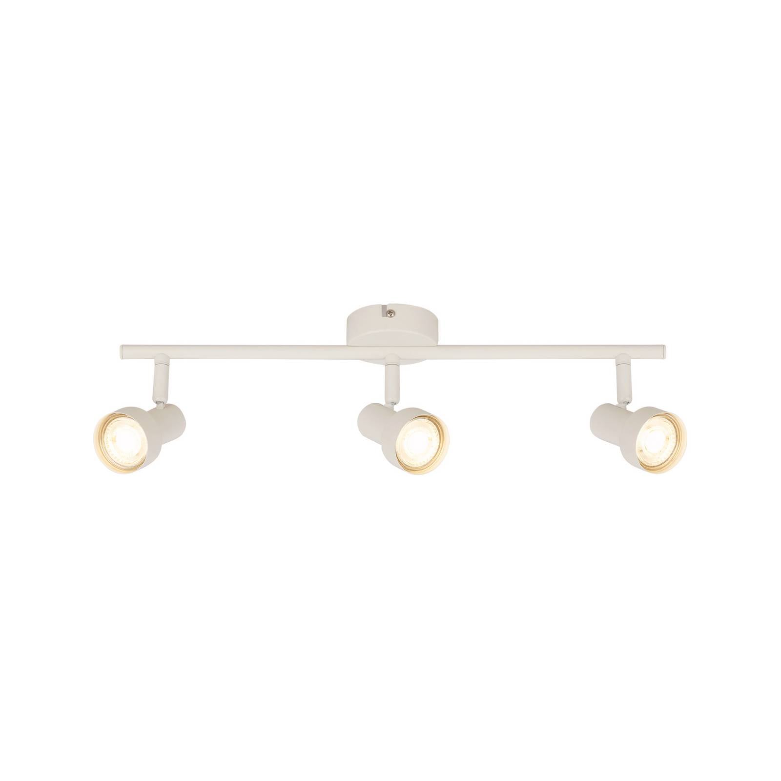 Deckenstrahler Tapp, weiß, Länge 48 cm, 3-flg., Metall, GU10