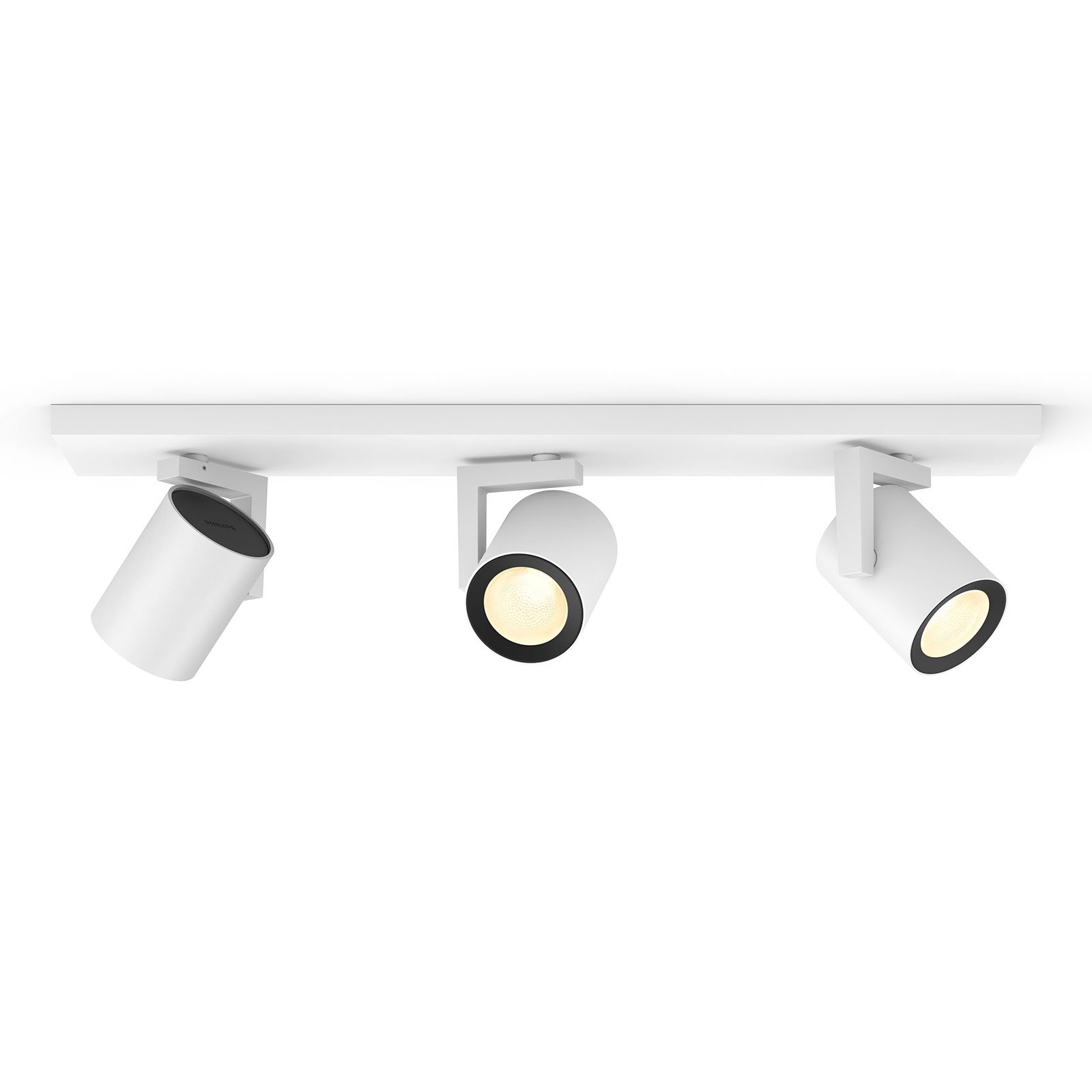 Philips Hue Argenta LED prožektors ar trim gaismām, balts