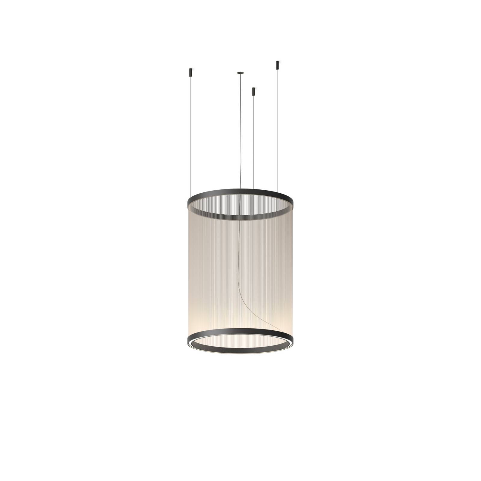 Suspension LED Vibia ARRAY beige 73 x 55 cm cylindre 927 à intensité variable