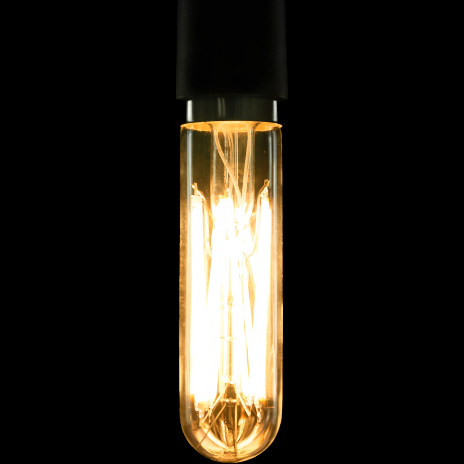 Segula Tubo LED brilhante Slim E27 14W transparente Ø 4 cm
