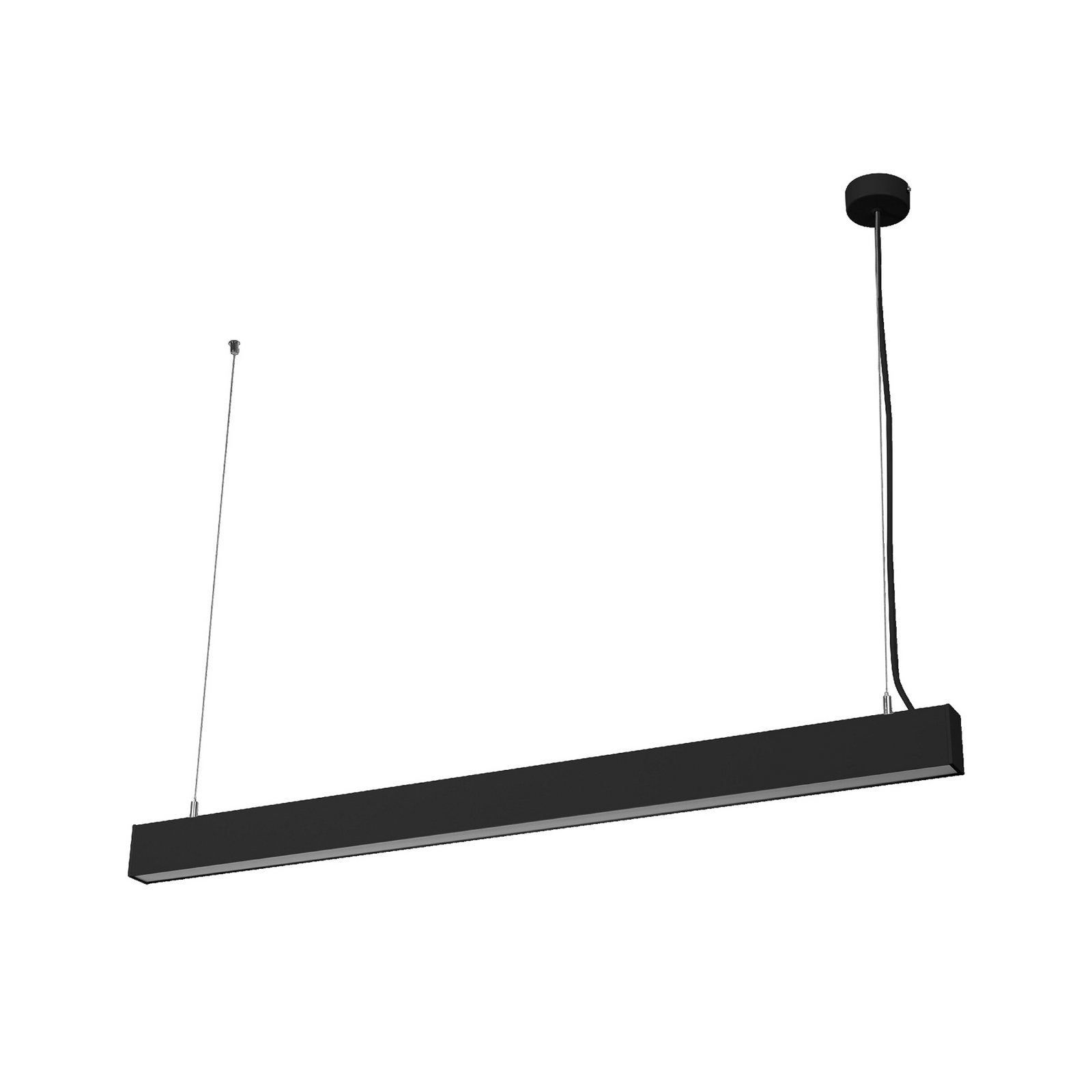 OSRAM LED-Hängelampe Office line Cuboid schwarz 4.000 K DIM