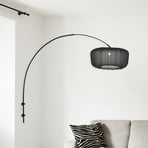 Sparkled Light 4410ZW fali lámpa, fekete/fekete nejlon, E27