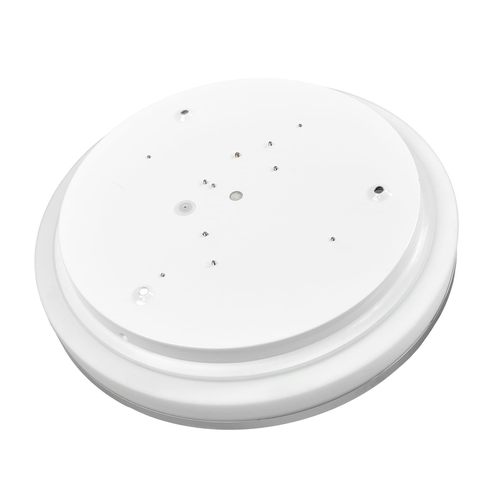 Plafoniera LED Lindby Lyss, Ø 34 cm, color cromo, IP44