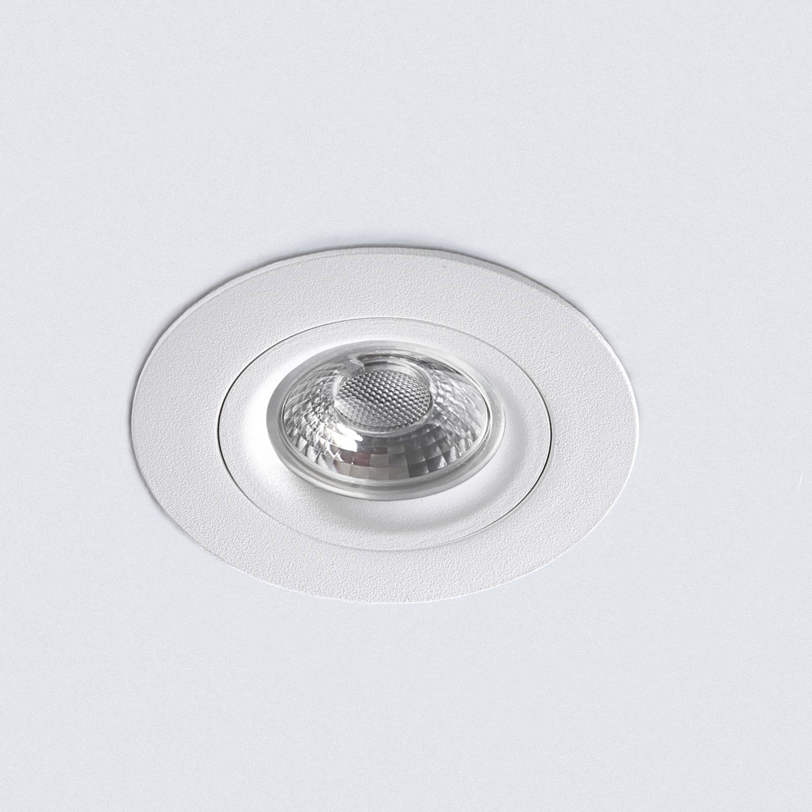 LED plafond inbouwspot DL6809, rond, wit