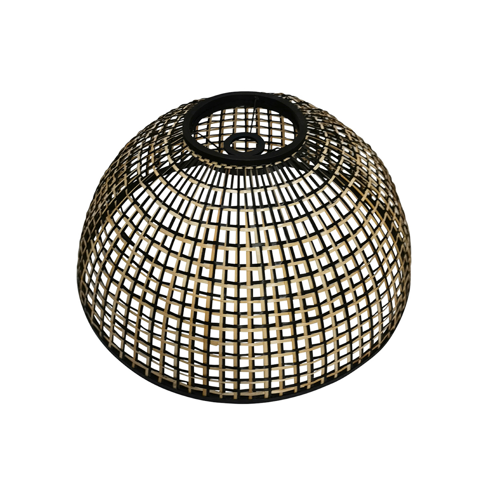 Sparkled Light 4407ZW fali lámpa, fekete/fekete bambusz/természetes