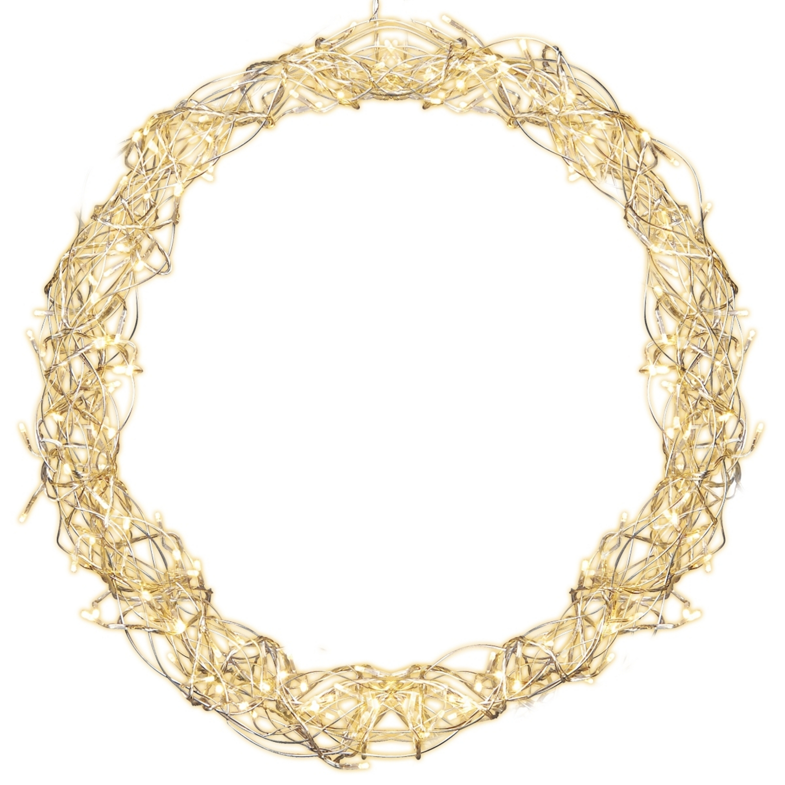 Dekorativer LED-Kranz Curly
