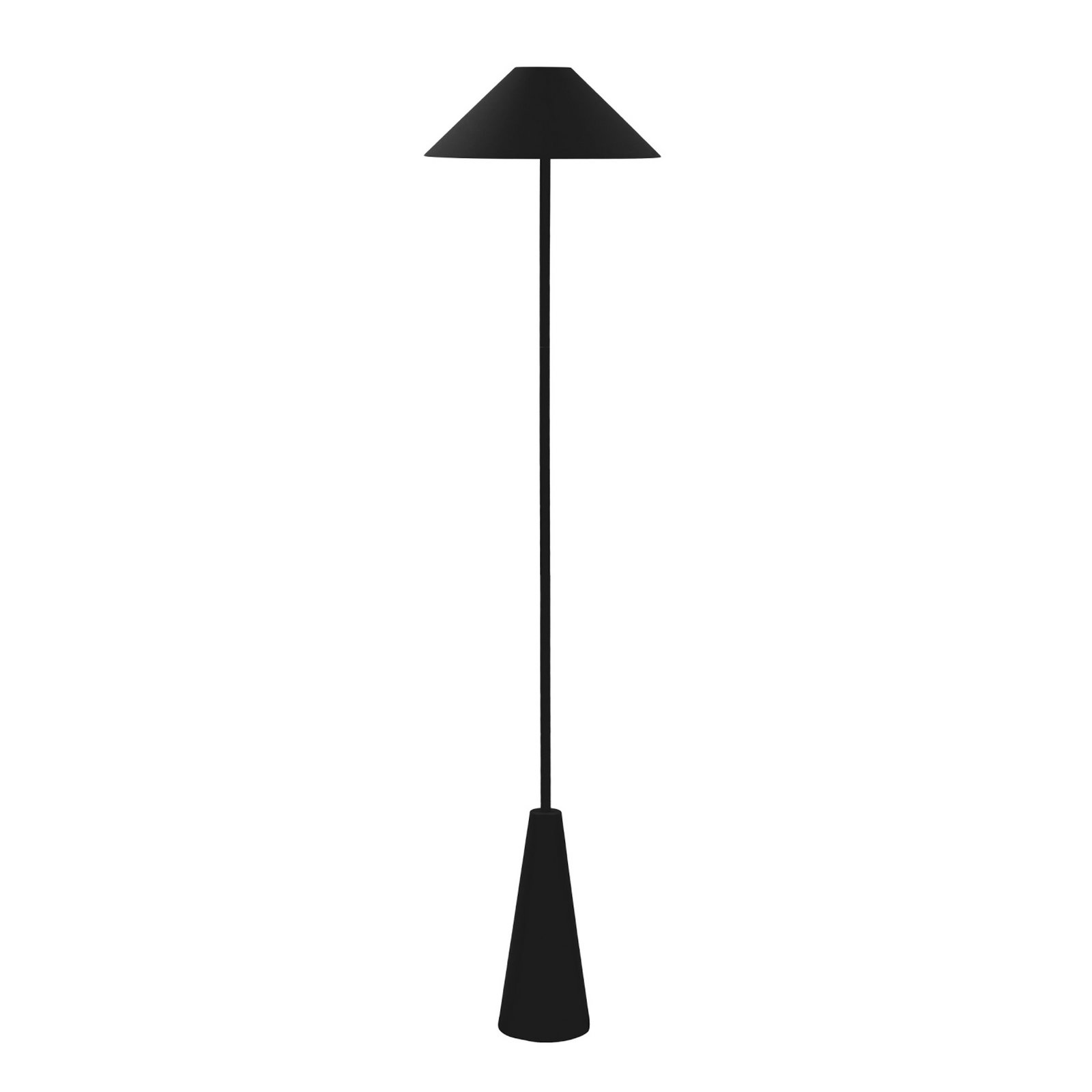 Globen Lighting Lampadaire d'extérieur rechargeable Cannes, noir, IP54