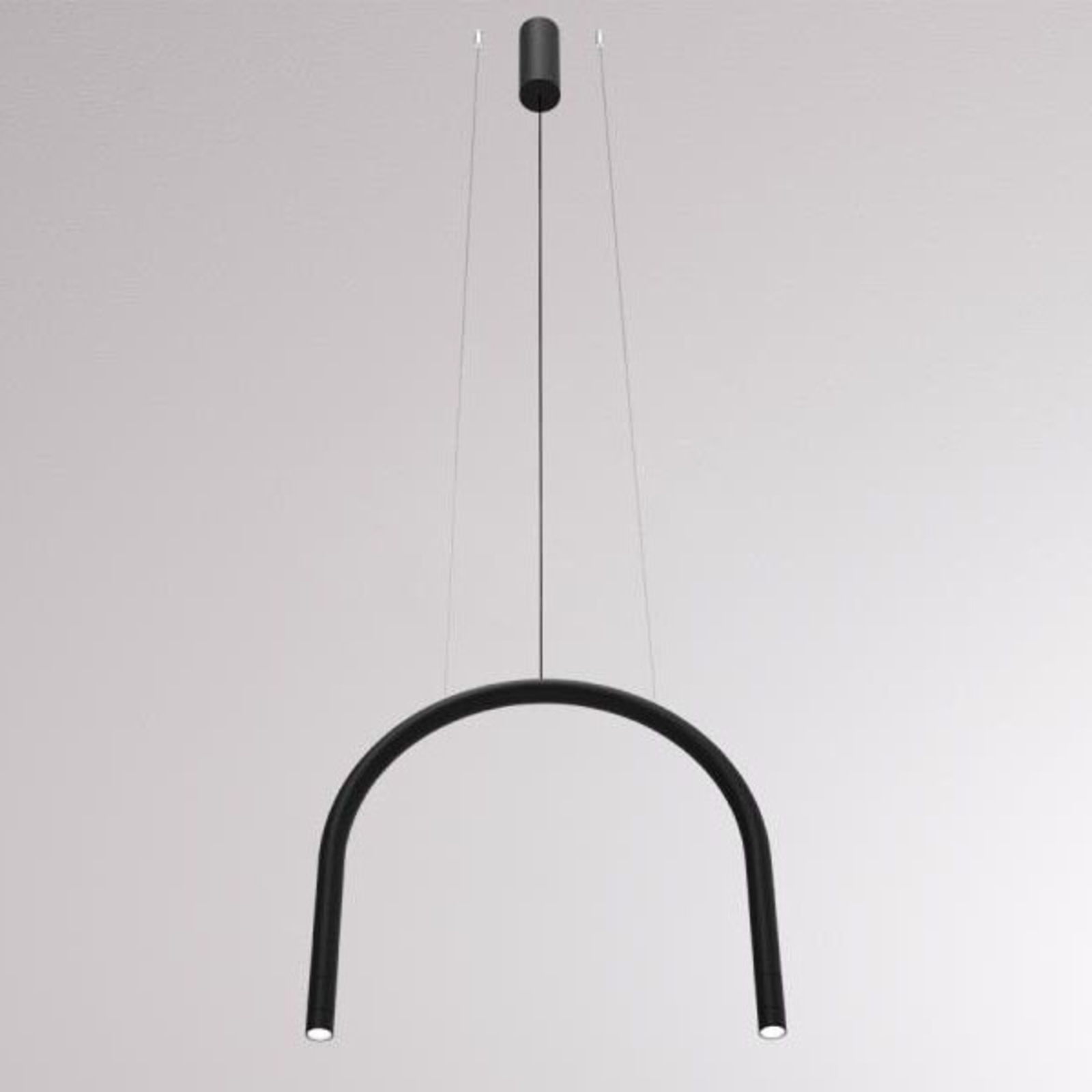 LOUM Arcade Single LED pendant light dimmable, for Living / Dining Room, aluminium, plastic, 9 W, energy efficiency: A+, L: 47.4 cm, H: 43.7 cm