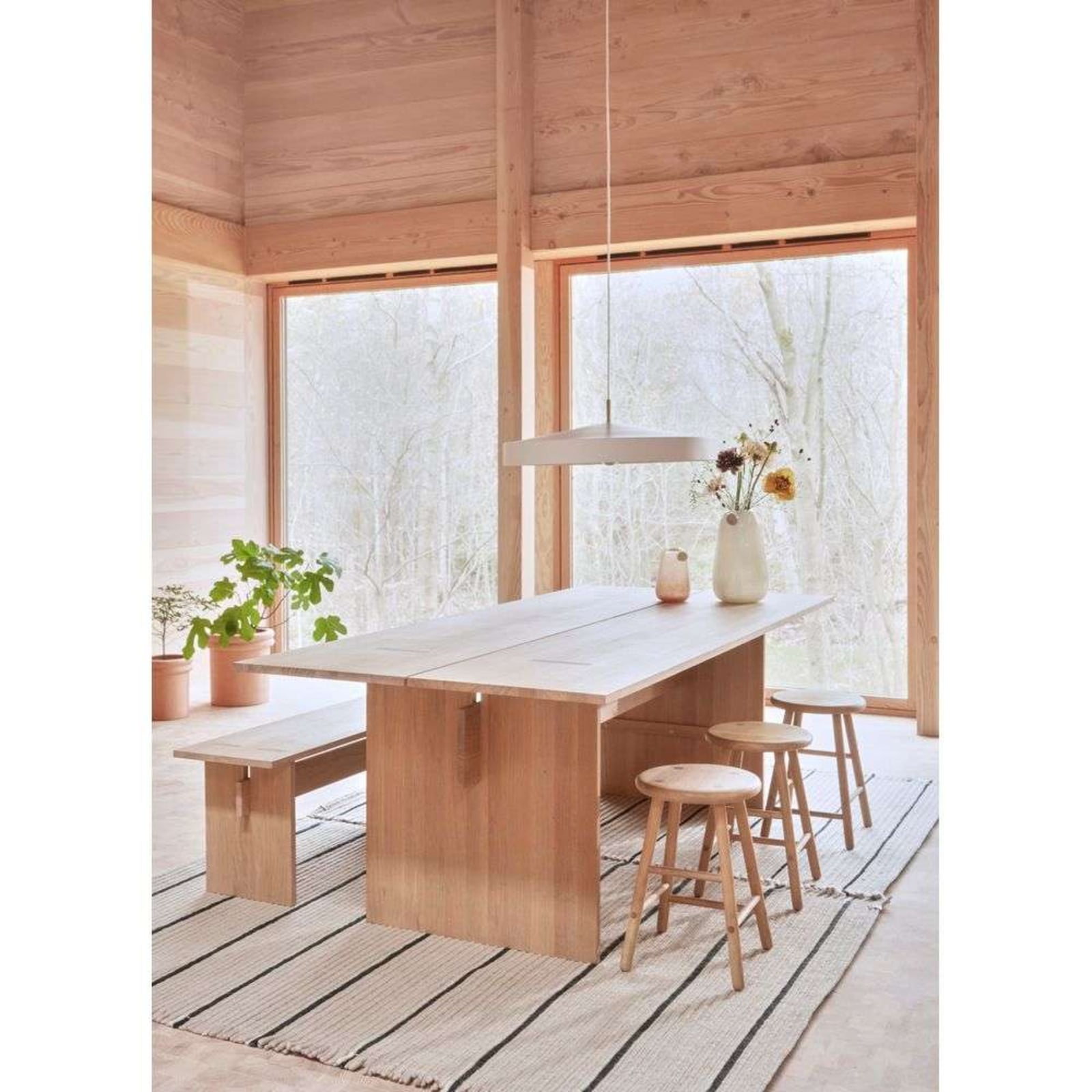 OYOY Living Design hänglampa Hat Large, vit, metall OYOY Living Design hänglampa Hat Large, vit, metall