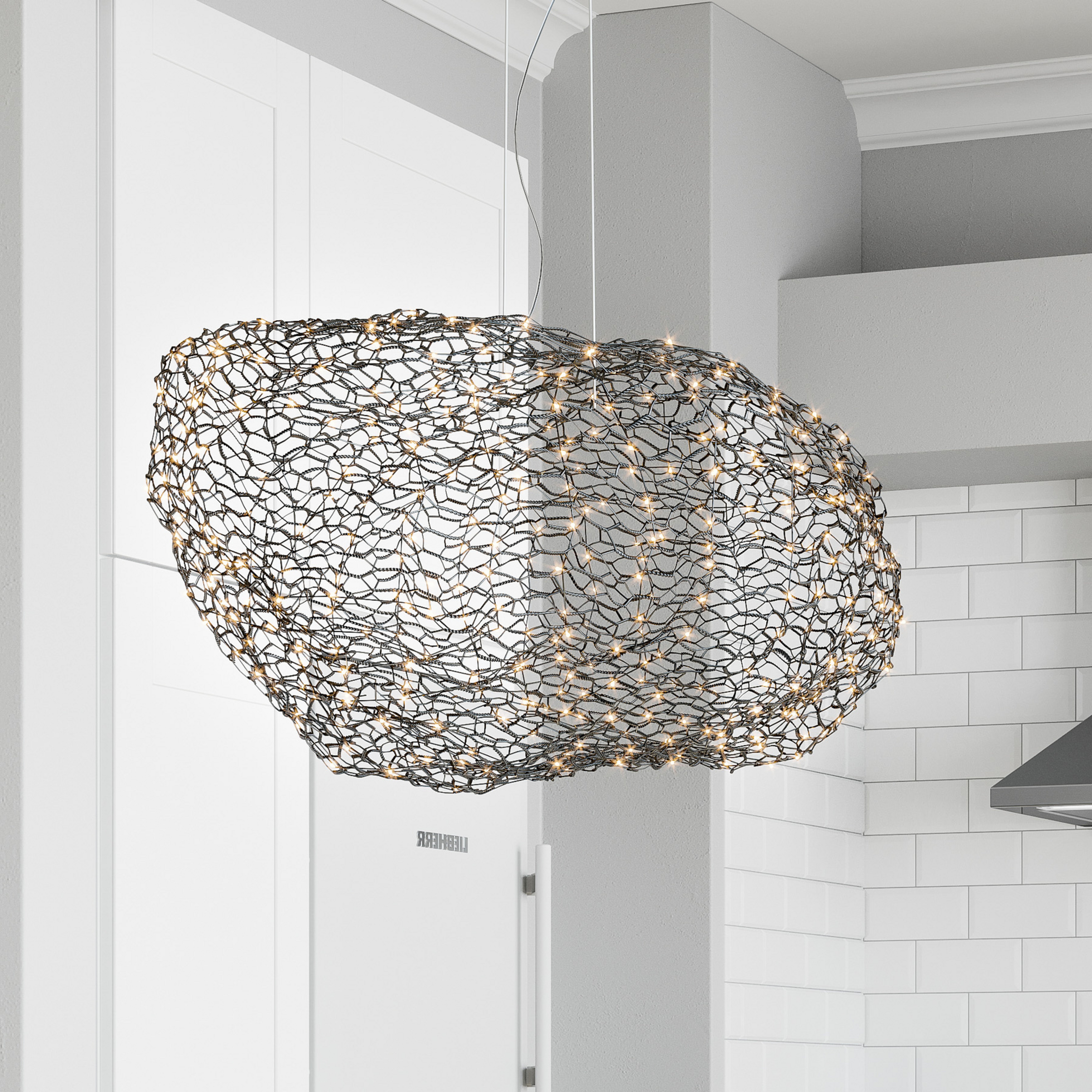 By Rydéns Hayden Suspension LED noire mate 76cm