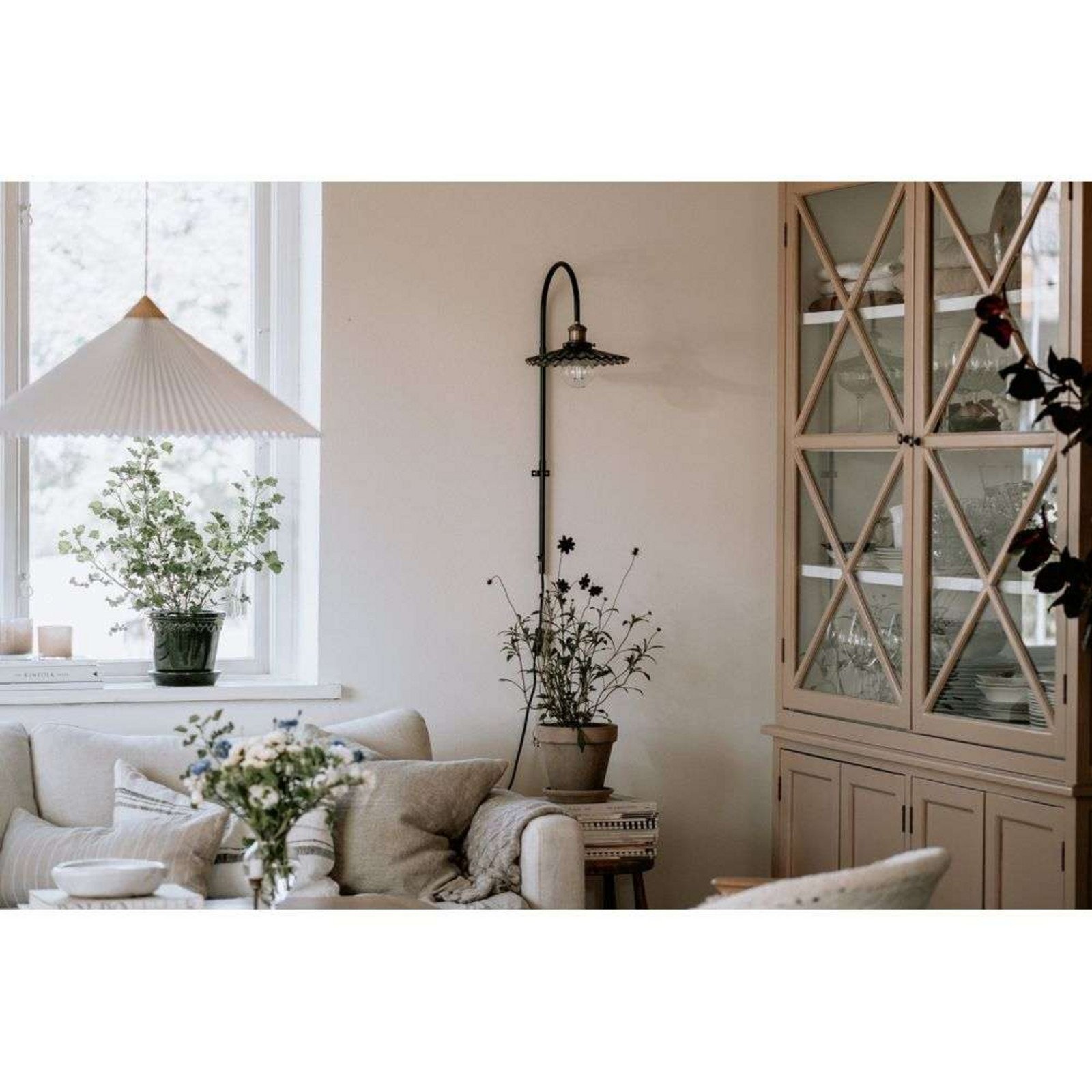 Cobbler 75 Aplică de Perete Smoke - Globen Lighting - Camera de zi / sufragerie - Vintage - Metal