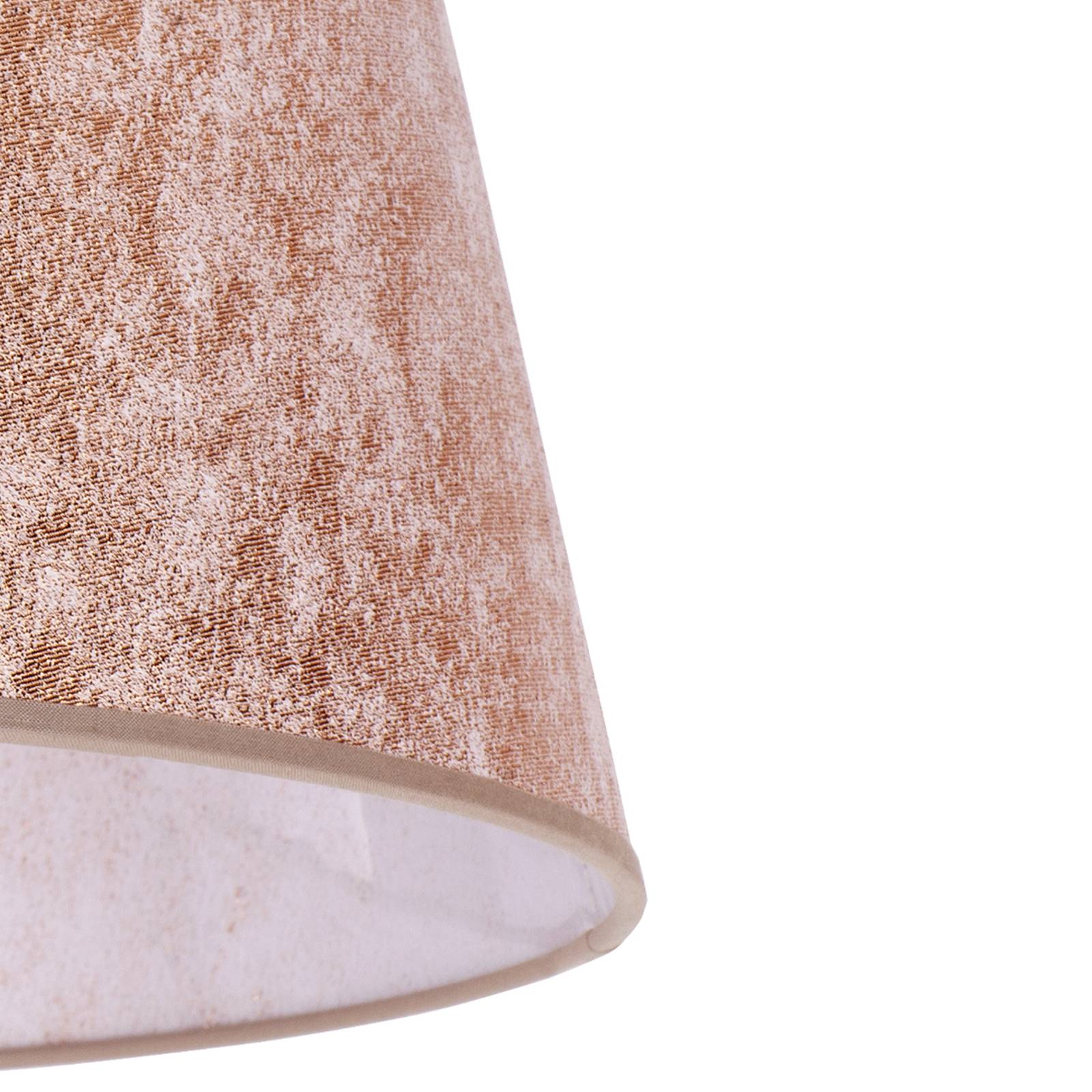 Duolla cone lámpaernyő 25,5 cm magas, réz fémbevon.