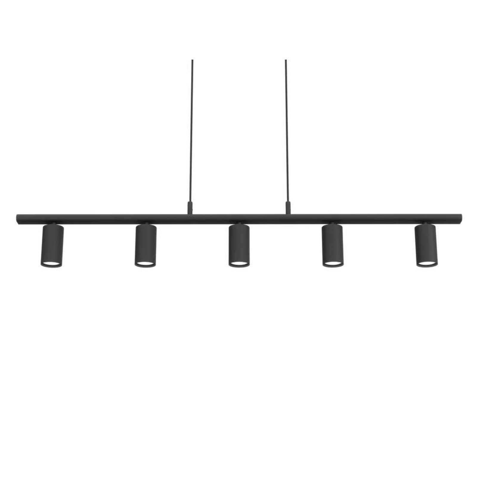 Lucy 5 Pendelleuchte Matt Black - Belid