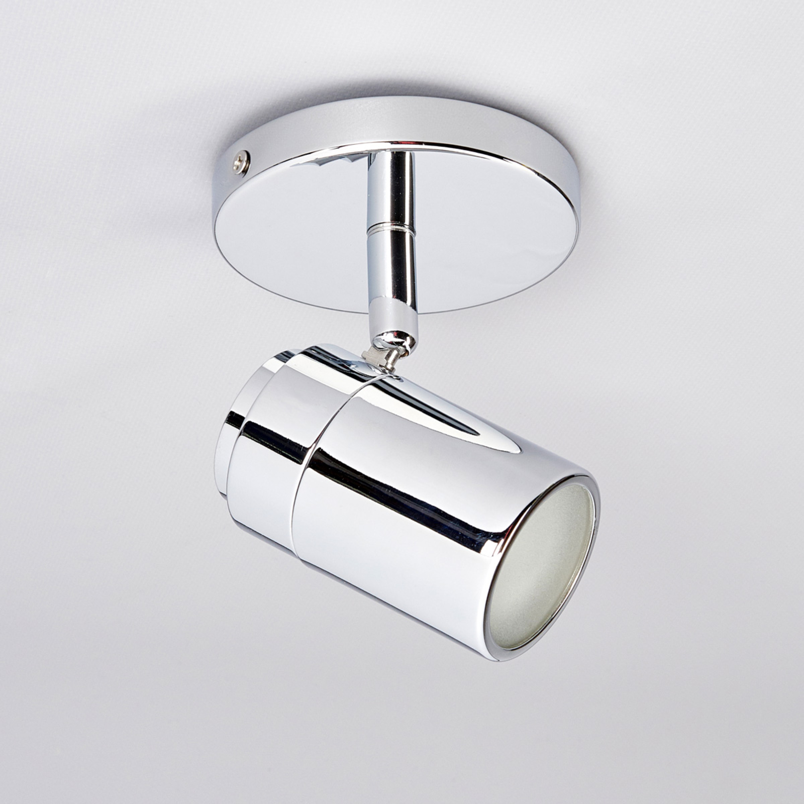 Lampenwelt Deckenlampe Dejan dimmbar 3 flammig, GU10, A++ in Chrom aus Metall u.a Badezimmerleuchte Modern - Bad Deckenleuchte Lampe für Badezimmer spritzwassergeschützt 