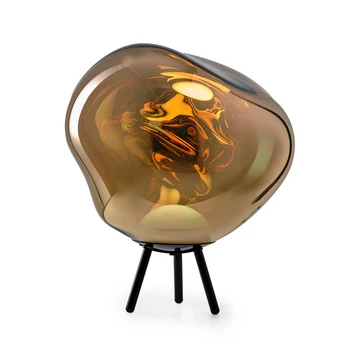 Melt Portable Lampadaire/Suspension Gold Black - Tom Dixon