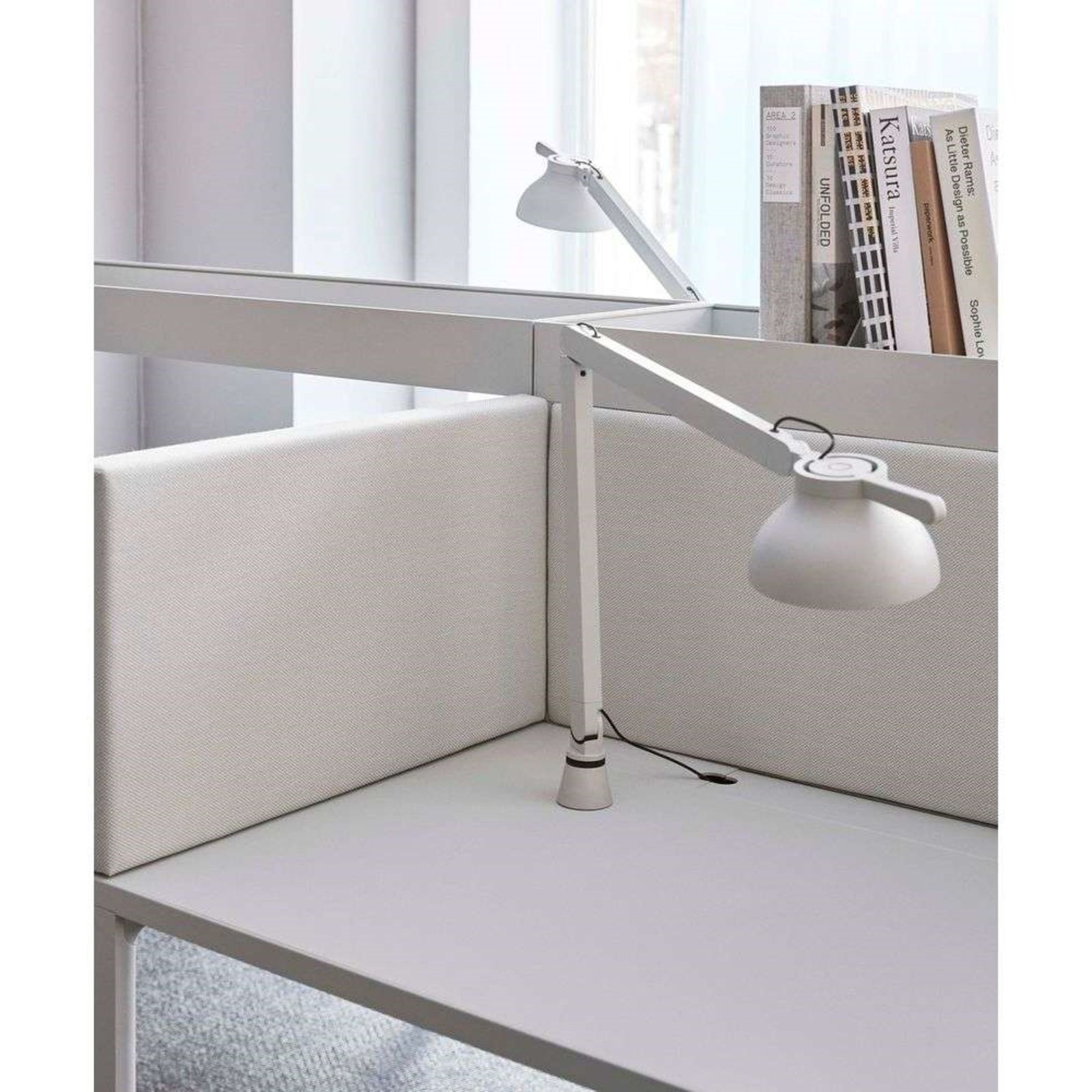 PC Task Double Arm Insert Table Lamp Ash Grey - HAY