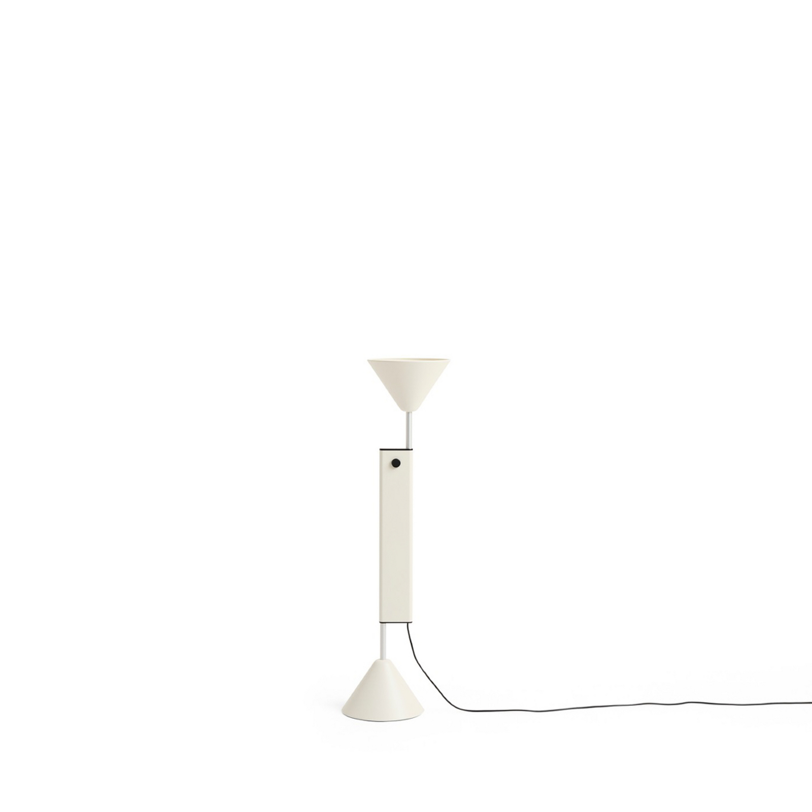 Lampe sur pied Twist, blanc, 200 cm, à intensité variable, hauteur réglable -