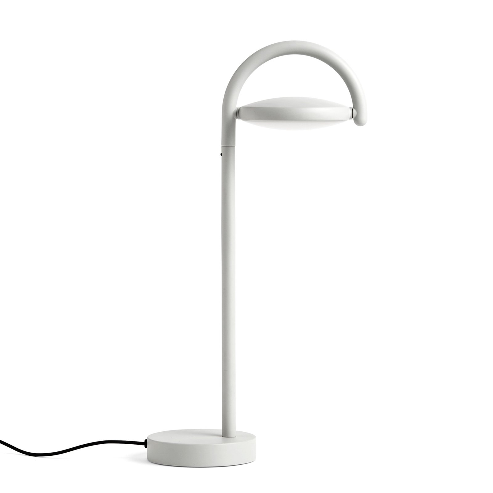 HAY Marselis stolová LED lampa nastaviteľná, sivá