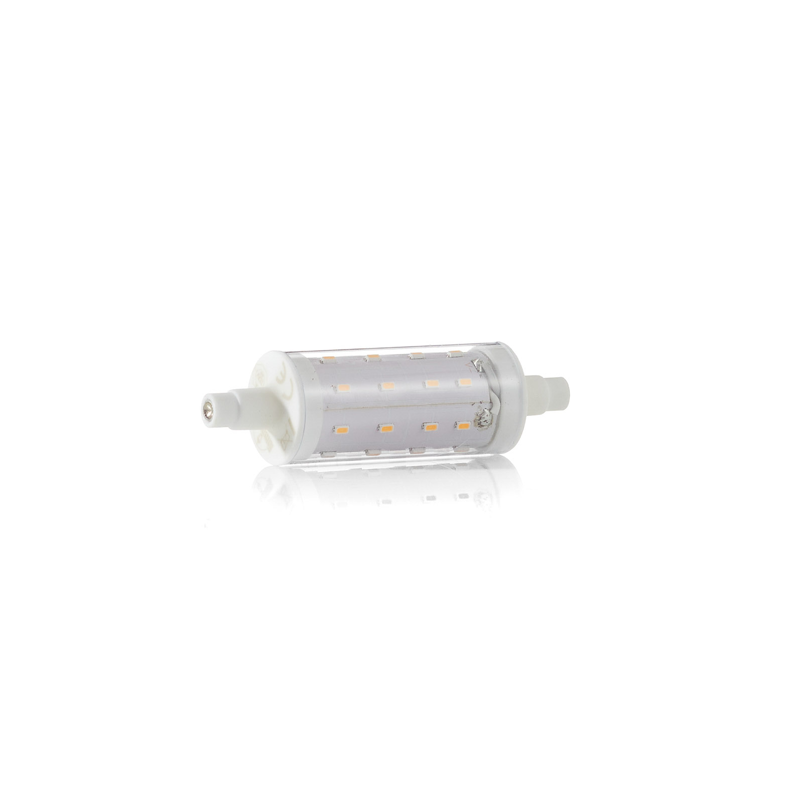 Fumagalli R7s 4 W LED-p?re, lengde 7,8cm, 400lm, 3?000 - led-p?rer