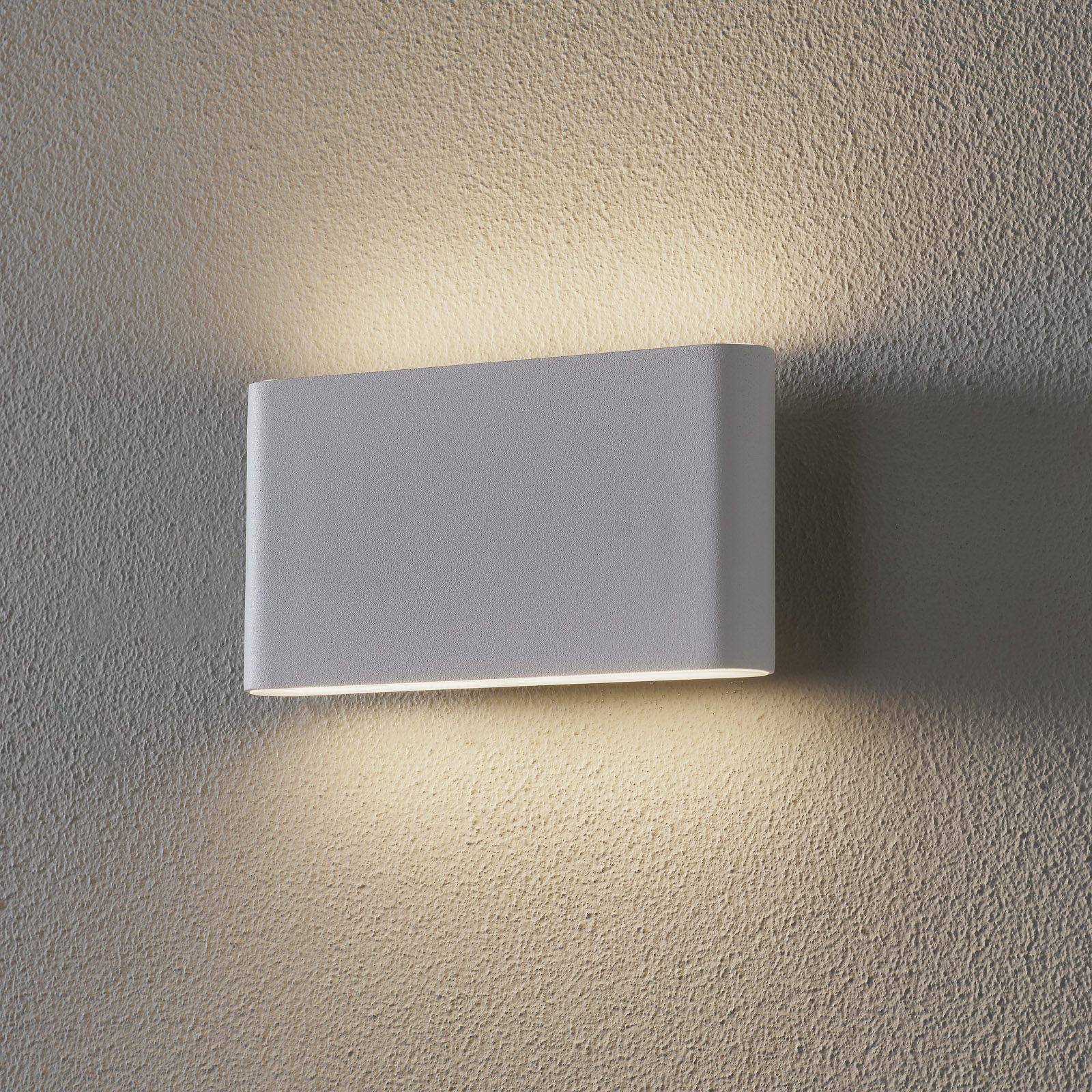 Eco-Light Gamma LED wall light up and downlight, for Living / Dining Room, aluminium, 5 W, energy efficiency: A+, W: 17 cm, H: 9 cm
