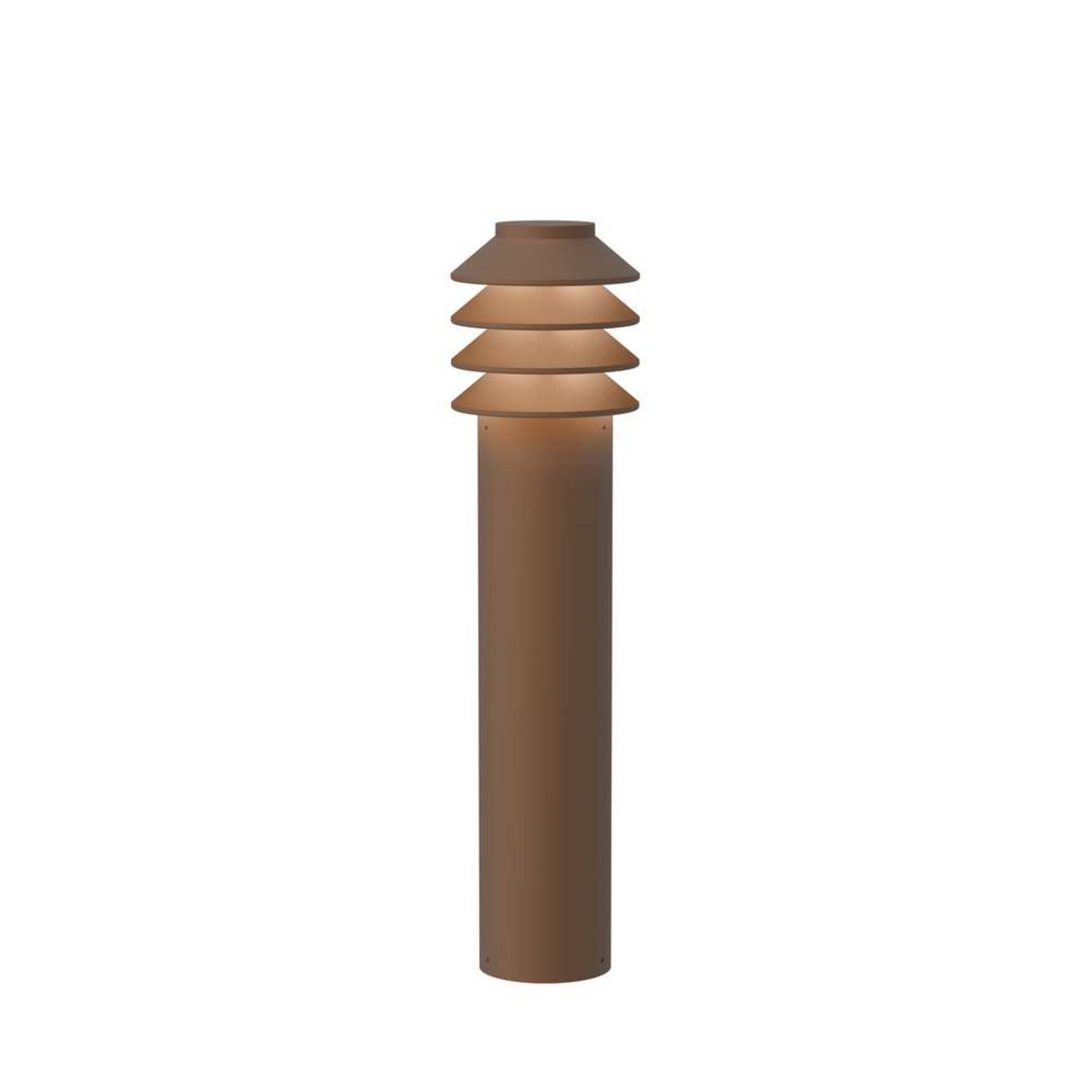 Bysted Garden 53 cm 2700K stuk grond corten - Louis Poulsen