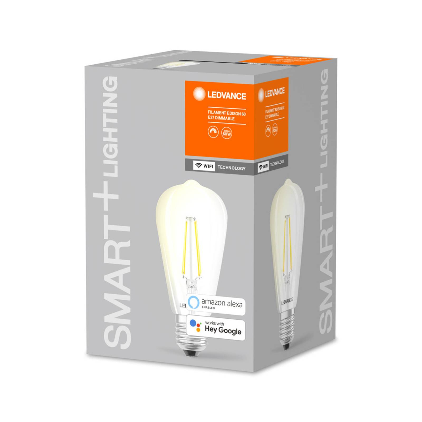 E-shop LEDVANCE SMART+ WiFi filament E27 5,5W 827 Edison