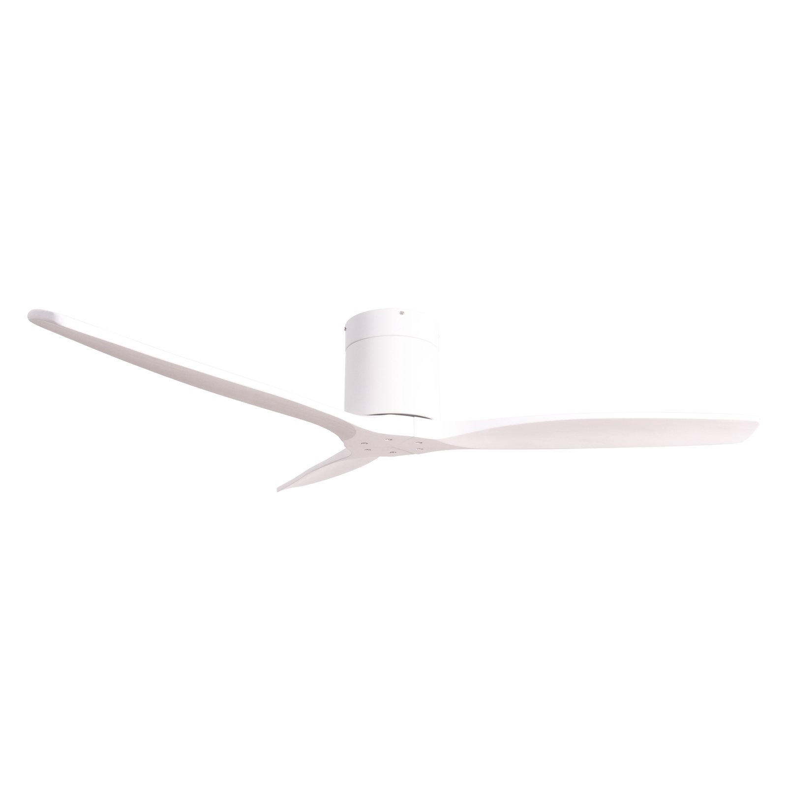 Lucande Deckenventilator Vindur, weiß, DC, leise, Ø 132 cm