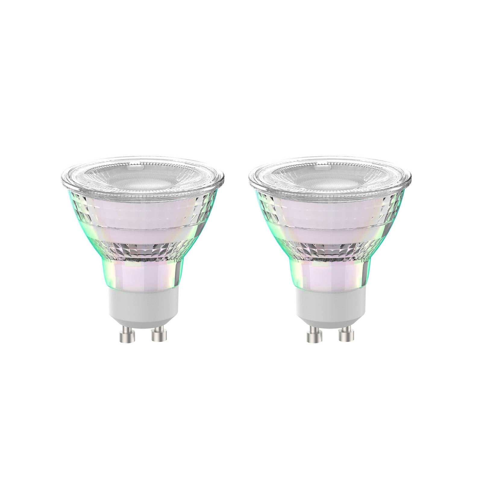 Arcchio LED-Leuchtmittel GU10 2,5W 4000K 450lm Glas 2er-Set