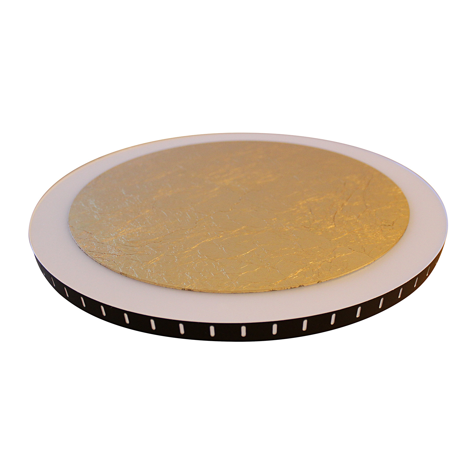 LED-Wandleuchte Moon gold