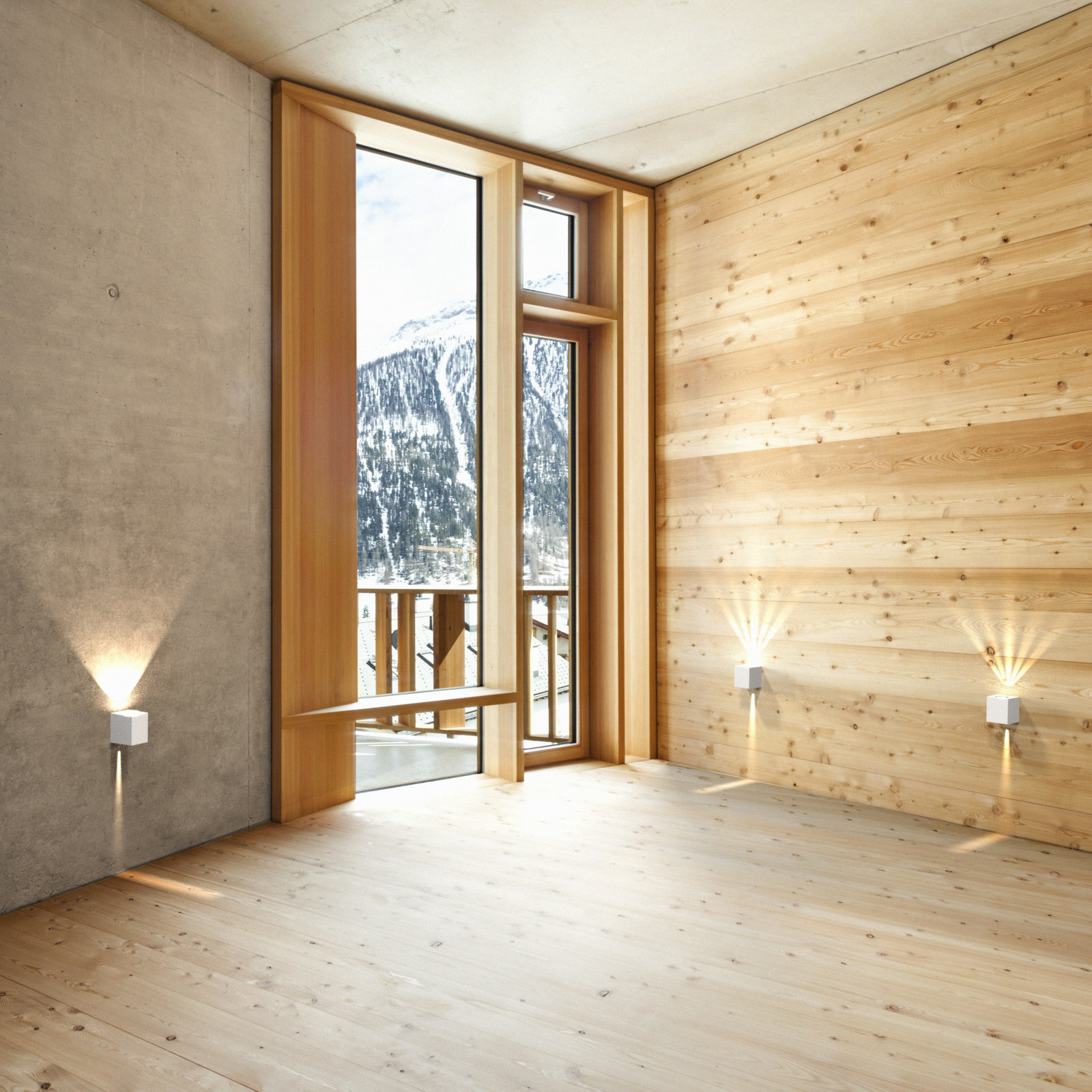 Canto Kubi 2 Wall Lamp White - Nordlux