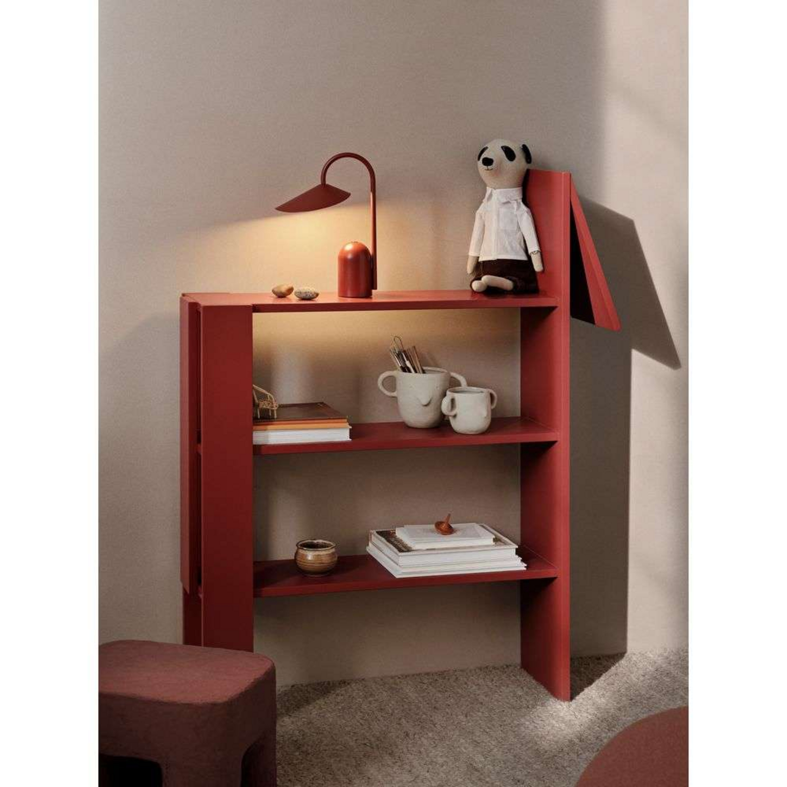 Arum Portable Veioză Oxide Red - ferm LIVING