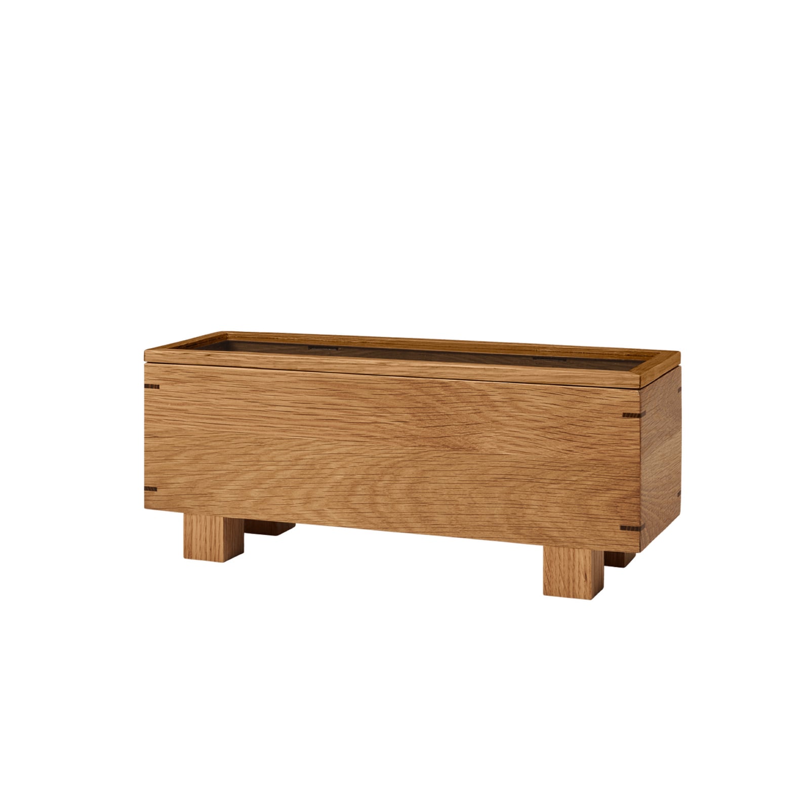BON Teebox, Eichenholz geölt, 14 x 34 x 11 cm - ferm LIVING