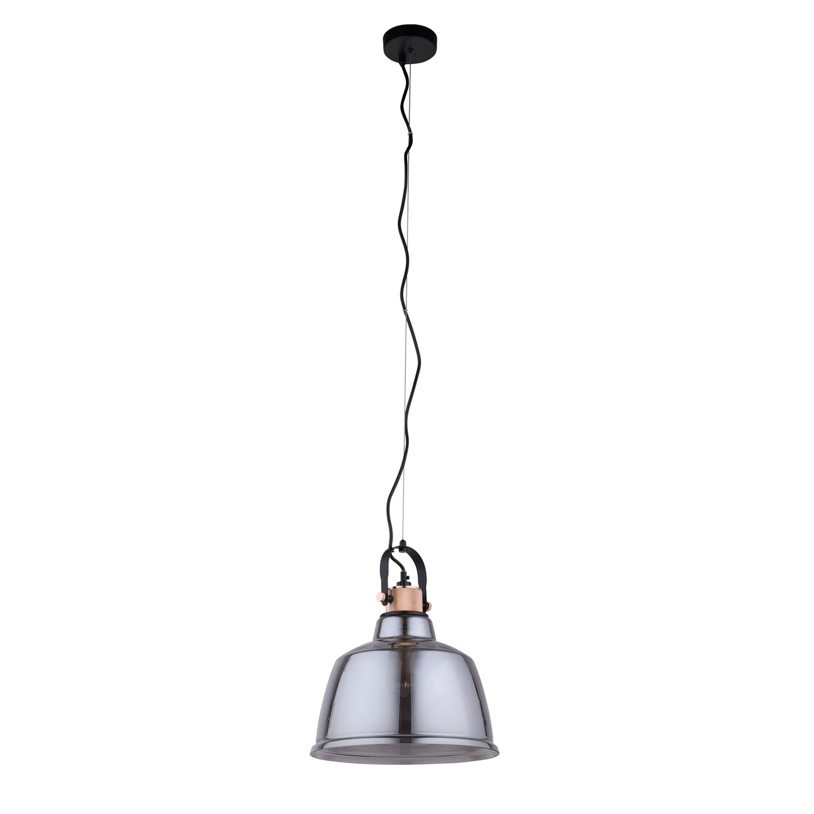 Lampa wisząca Amalfi, srebrna, Ø 30 cm